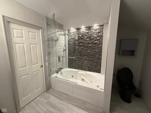 Bathroom at 2017 S County Road 500 E, Greensburg, IN