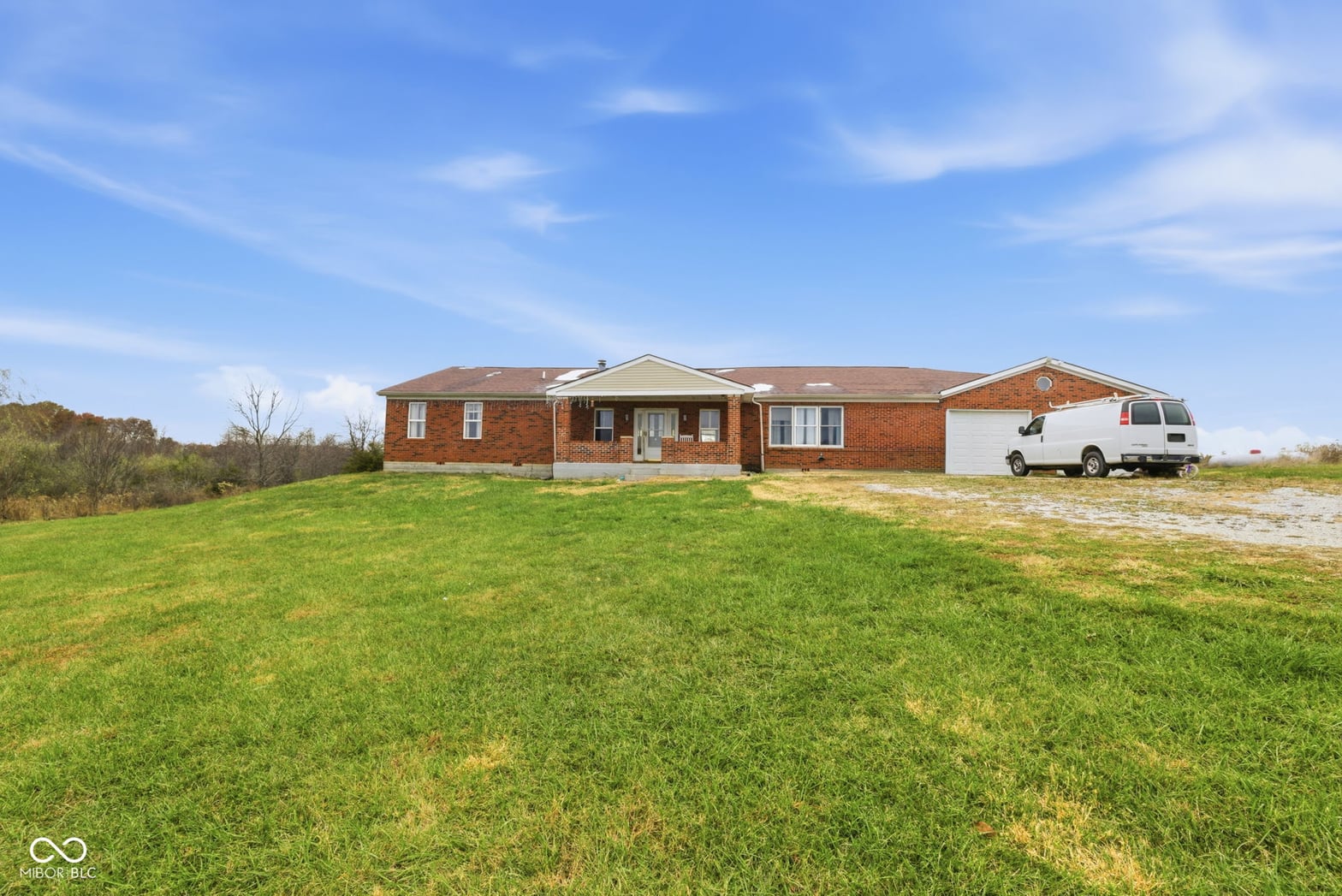 Front exterior at 6192 S County Road 550 E, Greencastle, IN