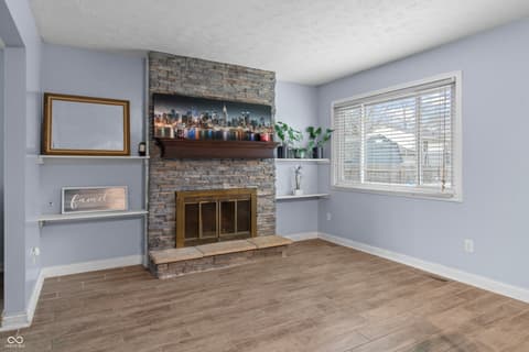 Living room at 9106 Broken Arrow Road, Indianapolis, IN