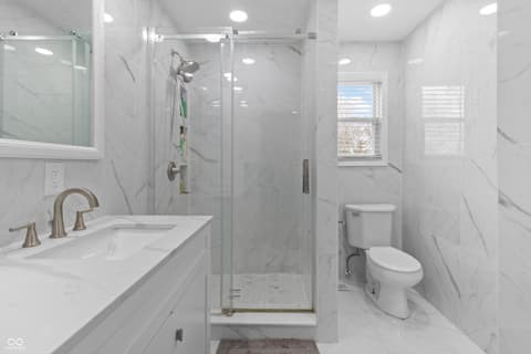 Bathroom at 9106 Broken Arrow Road, Indianapolis, IN