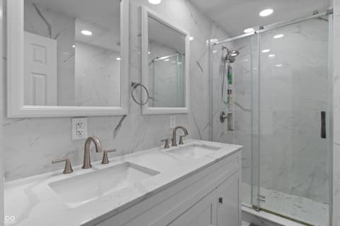 Bathroom at 9106 Broken Arrow Road, Indianapolis, IN
