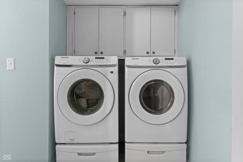 Laundry room at 9106 Broken Arrow Road, Indianapolis, IN