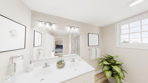 Bathroom at 5748 Birtz Road, Indianapolis, IN