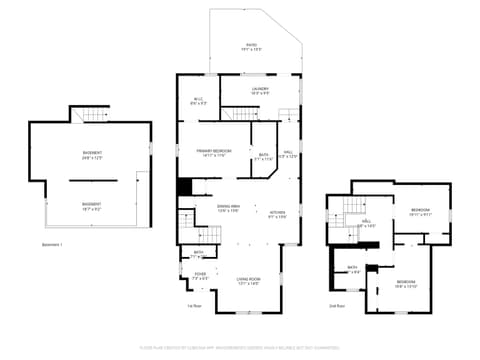 Floor Plan — 1043 N Beville Avenue, Indianapolis, IN