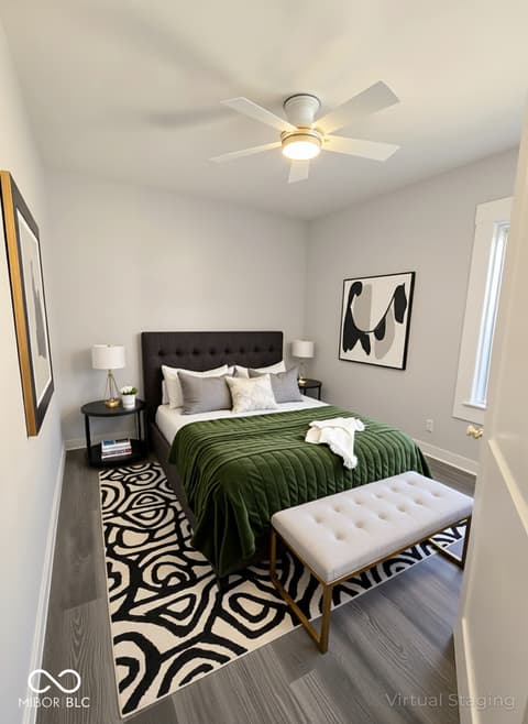 Bedroom at 1925 N Oxford Street, Indianapolis, IN