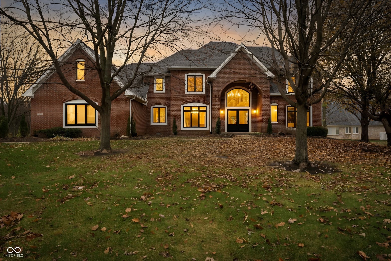 Front exterior at 12953 Brighton Lane, Carmel, IN
