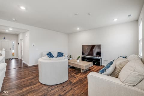 Living room at 2556 Redding Drive, Whitestown, IN