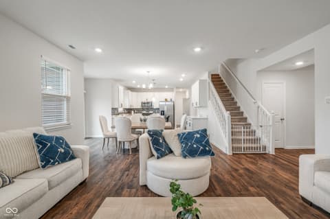 Living room at 2556 Redding Drive, Whitestown, IN