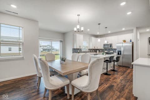 Dining room at 2556 Redding Drive, Whitestown, IN