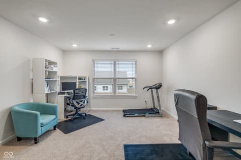 Home office at 2556 Redding Drive, Whitestown, IN