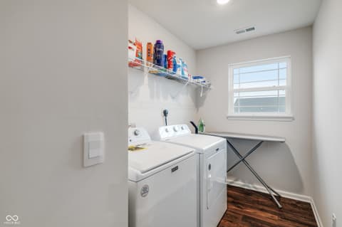 Laundry room at 2556 Redding Drive, Whitestown, IN