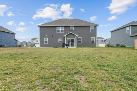 Backyard at 2556 Redding Drive, Whitestown, IN