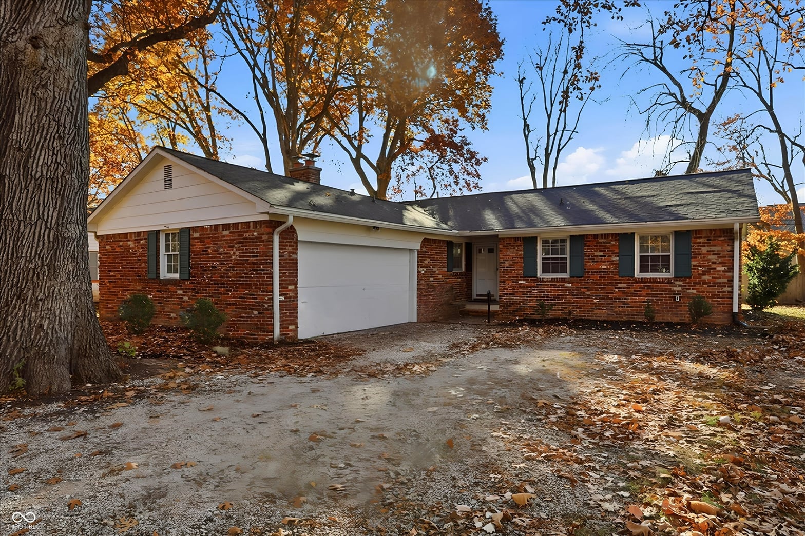 Front exterior at 3329 Melbourne Road S, Indianapolis, IN