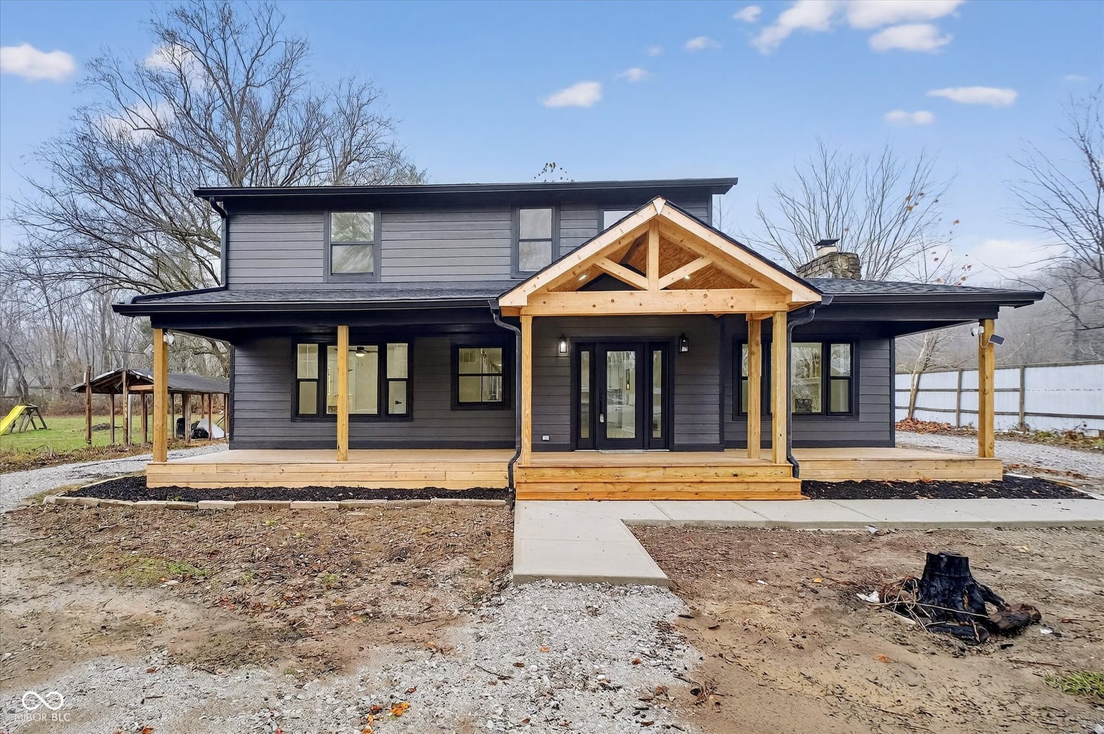 Front exterior at 5086 State Road 46 E, Nashville, IN