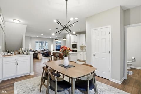 Dining room at 312 Steeples Boulevard, Indianapolis, IN