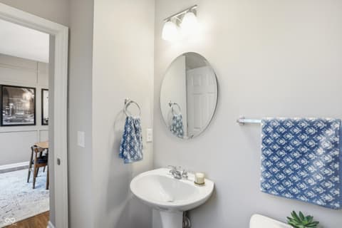 Bathroom at 312 Steeples Boulevard, Indianapolis, IN