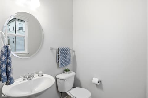 Bathroom at 312 Steeples Boulevard, Indianapolis, IN