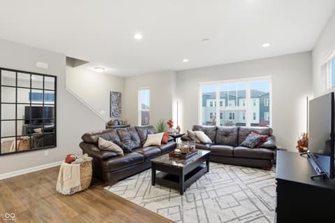 Living room at 312 Steeples Boulevard, Indianapolis, IN