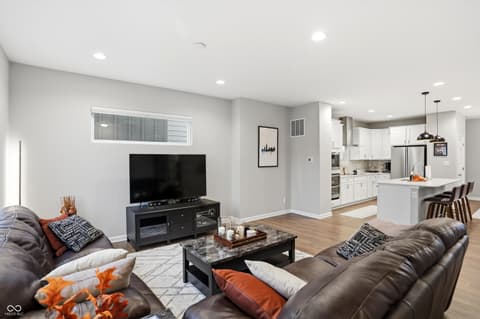 Living room at 312 Steeples Boulevard, Indianapolis, IN