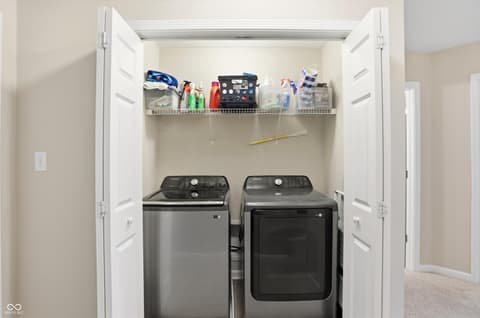 Laundry room at 312 Steeples Boulevard, Indianapolis, IN