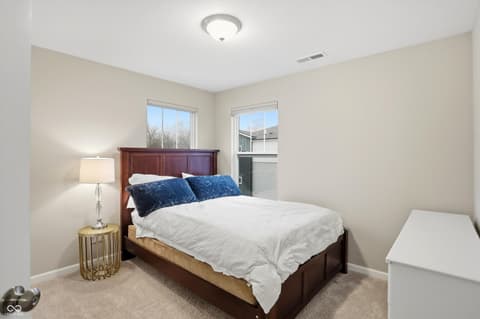 Bedroom at 312 Steeples Boulevard, Indianapolis, IN