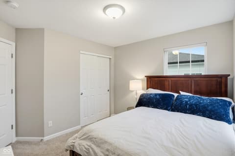 Bedroom at 312 Steeples Boulevard, Indianapolis, IN