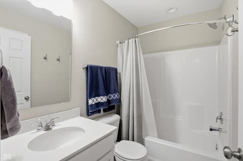 Bathroom at 312 Steeples Boulevard, Indianapolis, IN