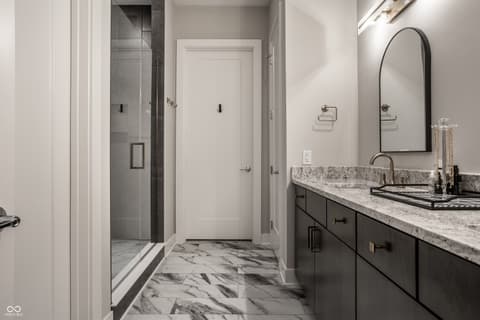 Primary bathroom at 705 Livingstone Drive, Carmel, IN