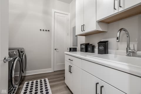 Laundry room at 705 Livingstone Drive, Carmel, IN