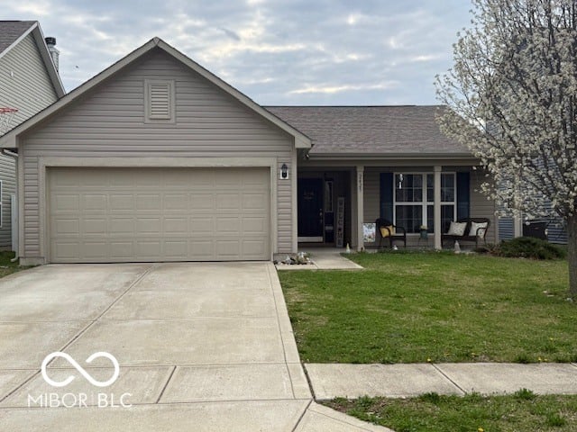 Front exterior at 2425 Bristol Drive, Franklin, IN