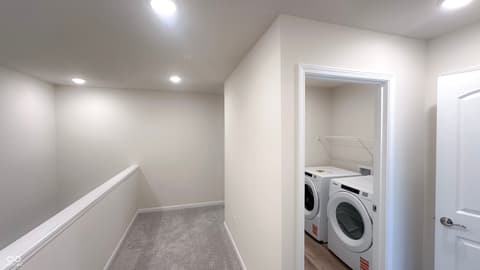Laundry room at 7294 Shroyer Way, Noblesville, IN