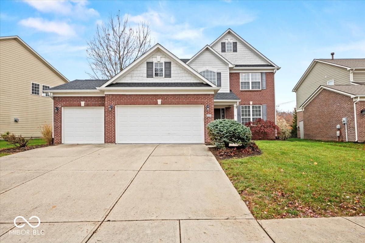 Front exterior at 8363 Harrison Point, Fishers, IN