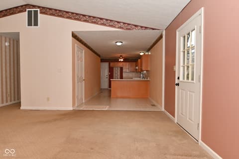 Living room at 3770 Wilbur Road, Martinsville, IN