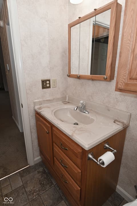 Bathroom at 3770 Wilbur Road, Martinsville, IN