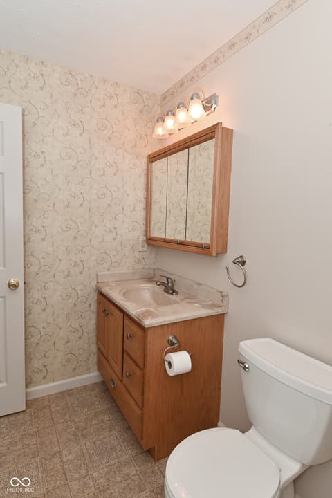 Bathroom at 3770 Wilbur Road, Martinsville, IN