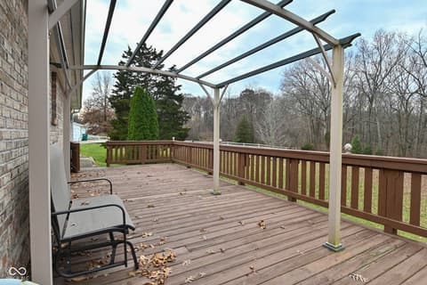 Outdoor living area at 3770 Wilbur Road, Martinsville, IN