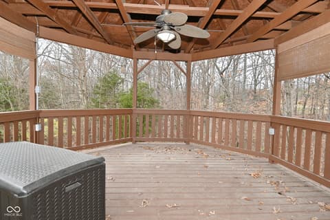 Outdoor living area at 3770 Wilbur Road, Martinsville, IN