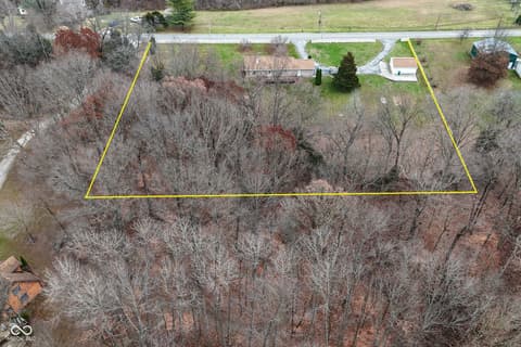 Aerial view at 3770 Wilbur Road, Martinsville, IN