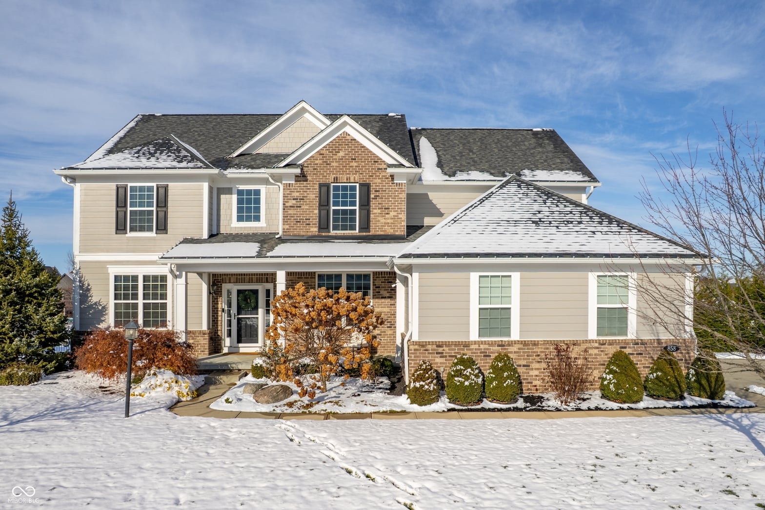 Front exterior at 858 Racetime Road, Westfield, IN
