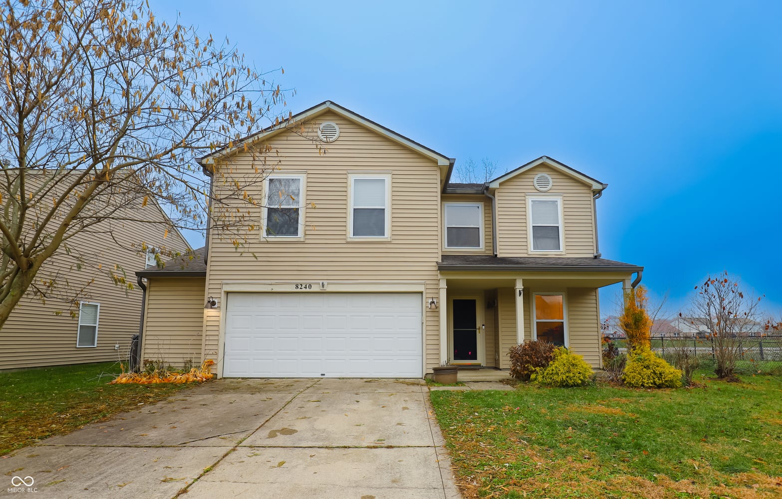 Front exterior at 8240 Gathering Circle, Indianapolis, IN