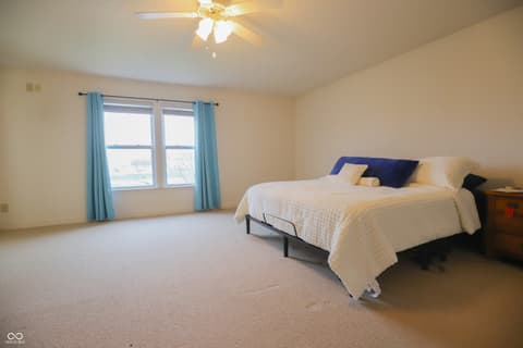 Primary bedroom at 8240 Gathering Circle, Indianapolis, IN