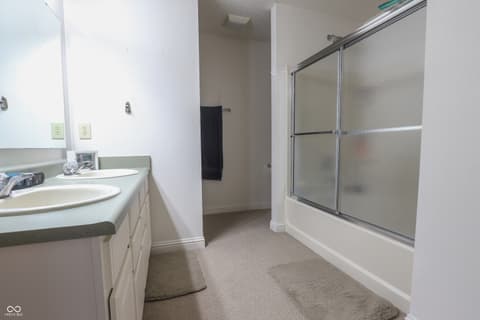 Primary bathroom at 8240 Gathering Circle, Indianapolis, IN