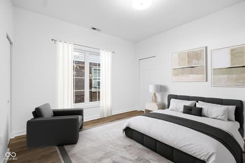 Bedroom at 410 S Hamilton Avenue, Indianapolis, IN