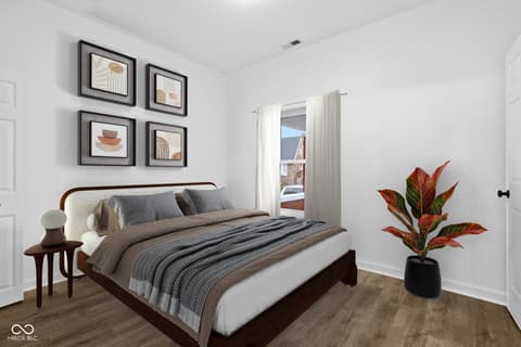 Bedroom at 410 S Hamilton Avenue, Indianapolis, IN