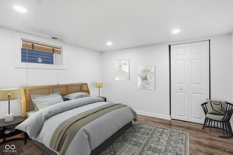 Bedroom at 410 S Hamilton Avenue, Indianapolis, IN