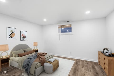 Bedroom at 410 S Hamilton Avenue, Indianapolis, IN