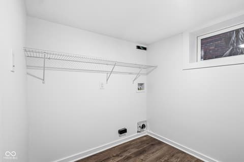 Laundry room at 410 S Hamilton Avenue, Indianapolis, IN