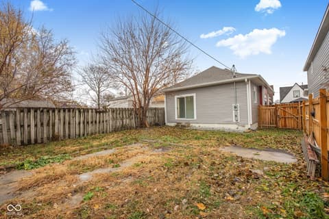 Backyard at 410 S Hamilton Avenue, Indianapolis, IN