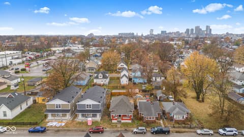 Aerial view at 410 S Hamilton Avenue, Indianapolis, IN