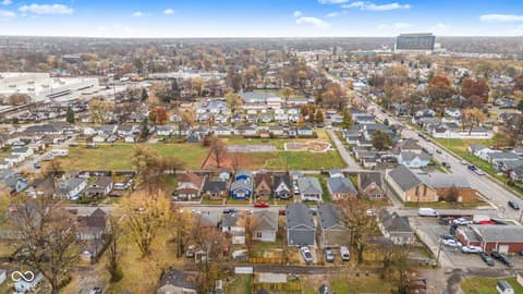 Aerial view at 410 S Hamilton Avenue, Indianapolis, IN